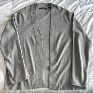 Perry Ellis Gray Men's Cardigan Sweater *EUC